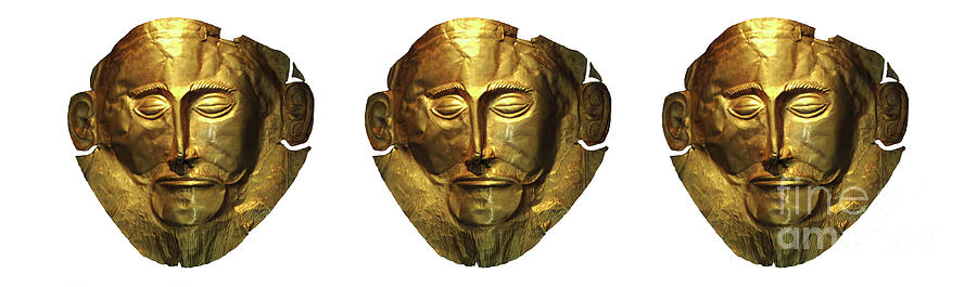 Mask Of Agamemnon 3 Photograph by Bob Christopher