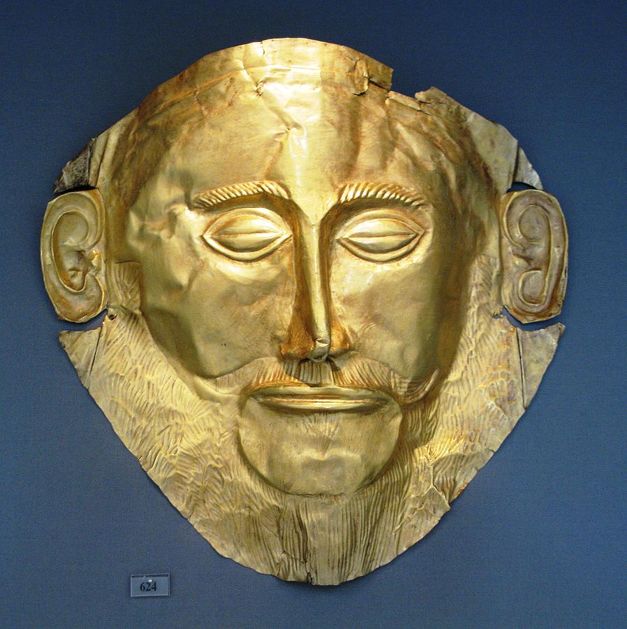 Mask of Agamemnon Photograph by Andonis Katanos