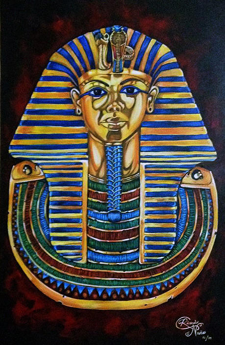 Mask Of King Tut Painting By Ricardo Nuno