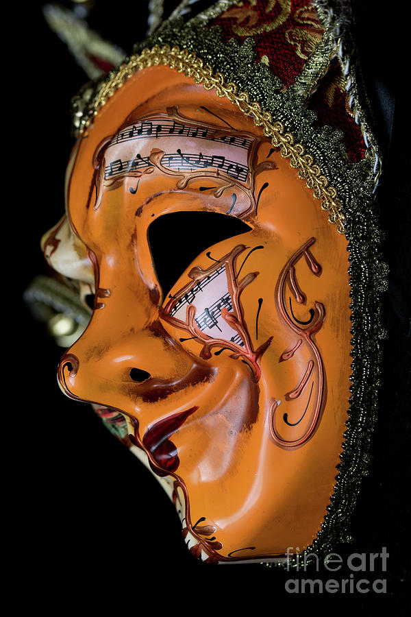 Mask Of Music Photograph by Steve Purnell