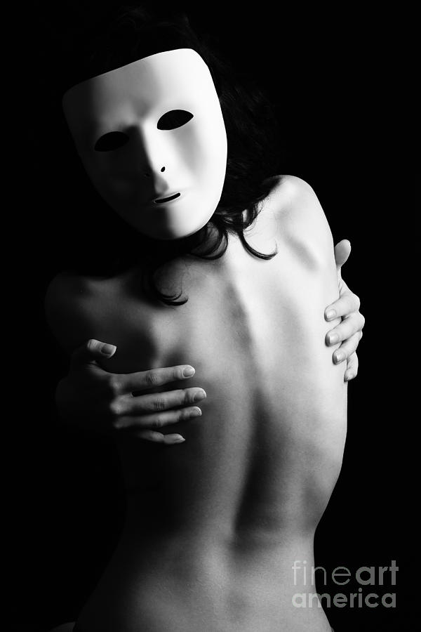 Nude Photograph - Masked Figure by Jt PhotoDesign