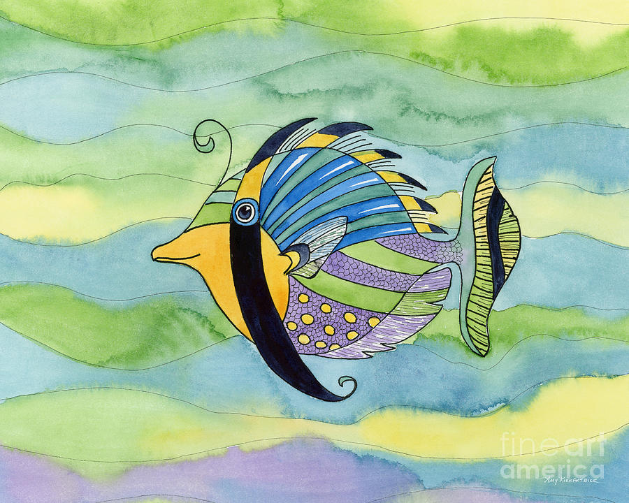 Masked Fish Painting