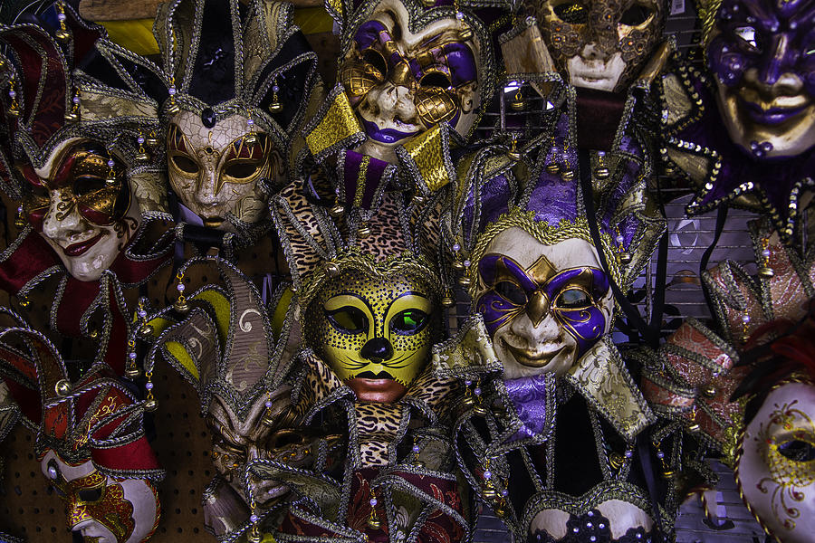 Still Life Photograph - Masks New Orleans by Garry Gay