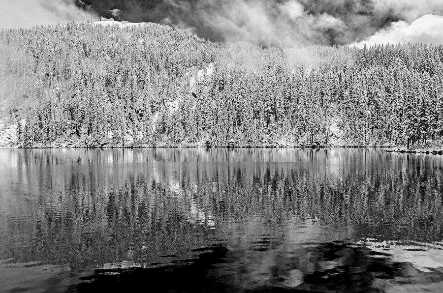 Mason Lake Black and White 2 Photograph by Pelo Blanco Photo | Fine Art ...