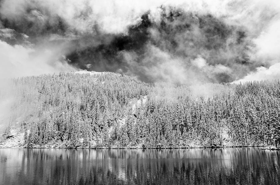 Mason Lake Black and White Photograph by Pelo Blanco Photo