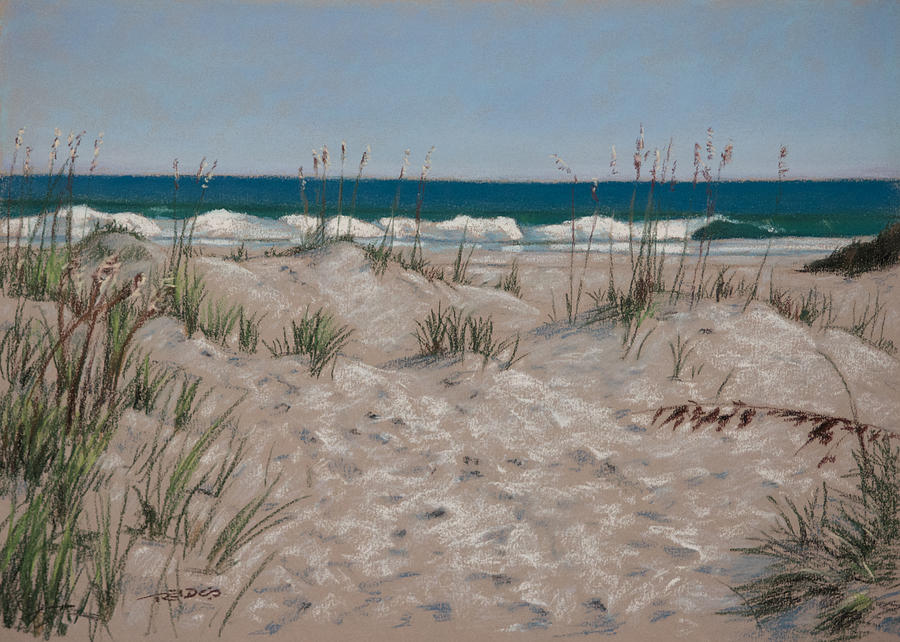 Masonboro Dunes Painting by Christopher Reid