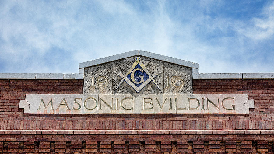 Masonic Building #1 Photograph by Stephen Stookey