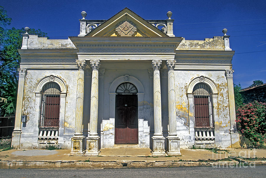 Masonic Lodge Cuba Photograph by David Zanzinger