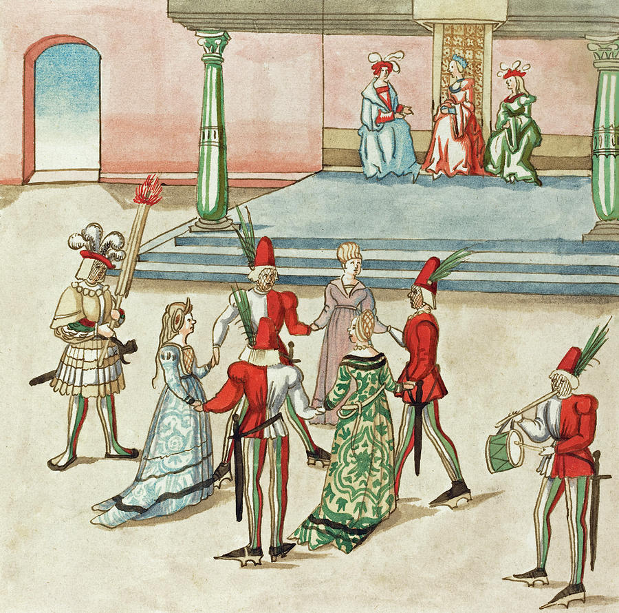  Masquerade #11 Painting by German 16th Century