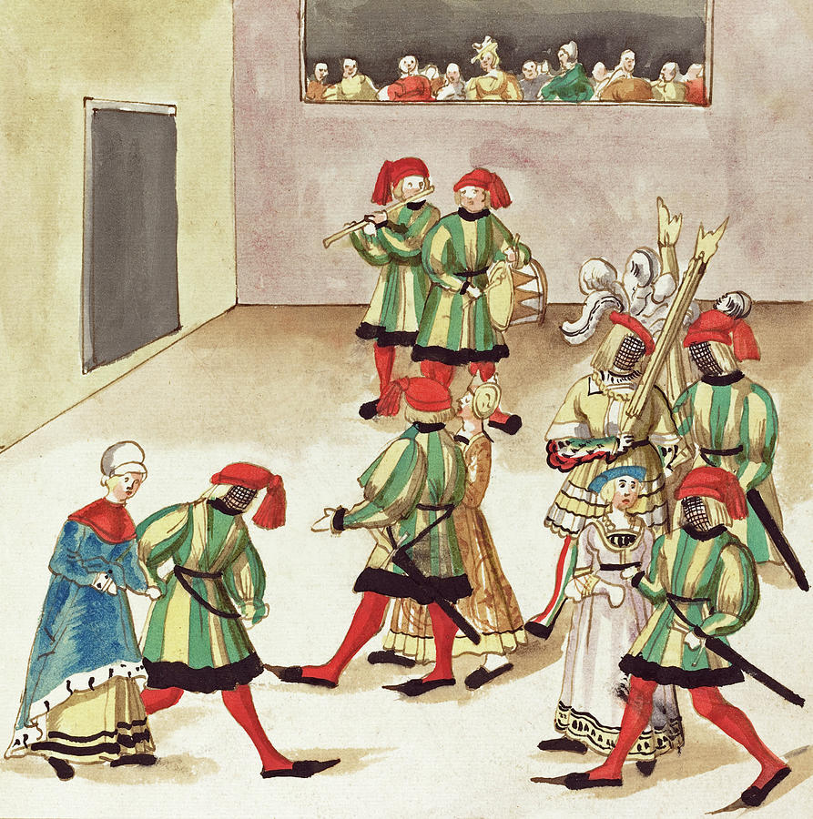 Masquerade #17 Painting by German 16th Century
