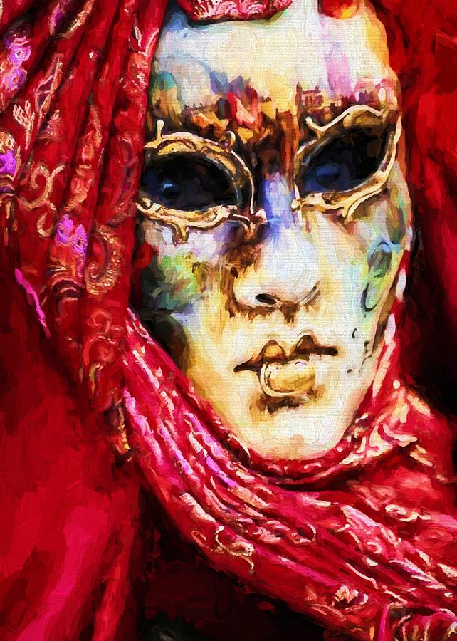 Masquerade 5 Digital Art by Charmaine Zoe