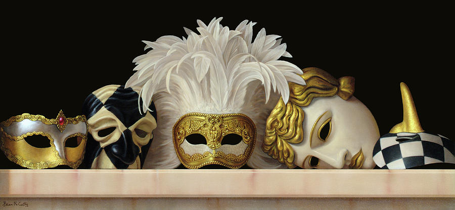 Still Life Painting - Masquerade by Brian McCarthy