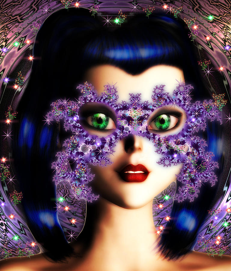 Masquerade Digital Art by Dorothy Lee