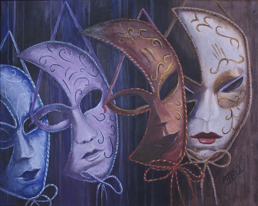 New Orleans Painting - Masquerade by Michael Beckett