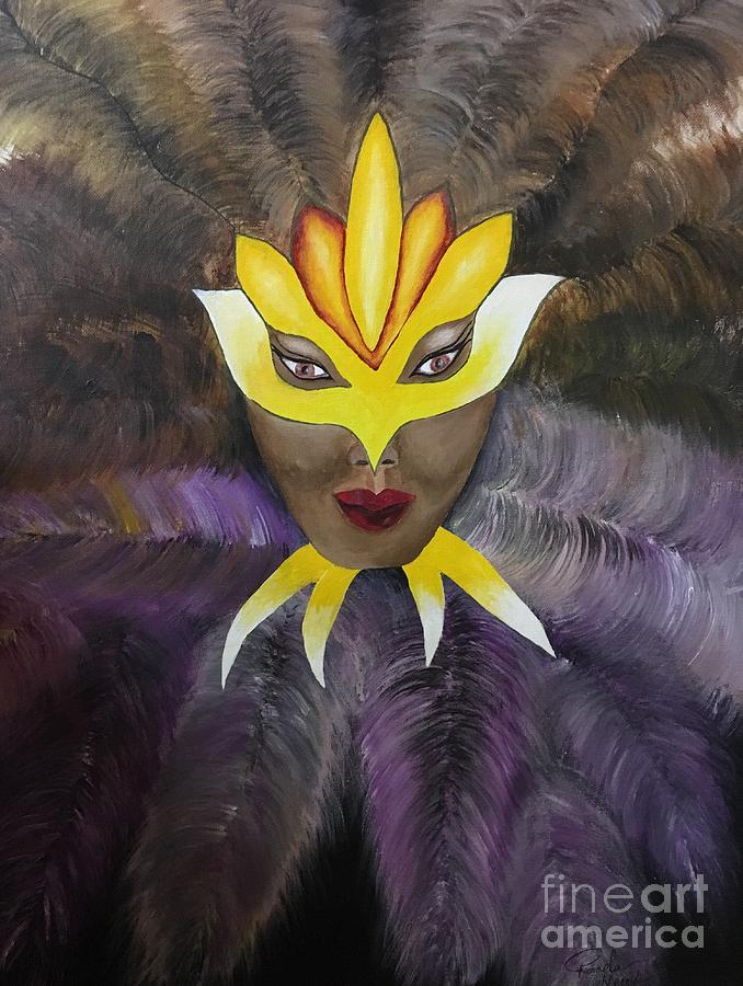 Masquerade Painting by Pamela Henry