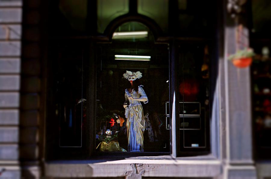 Masquerade Shop Photograph by Rodney Lee Williams