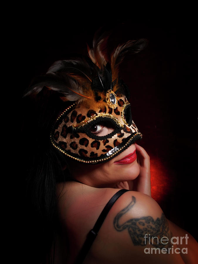 Masquerade Smile Photograph by Dorothy Lee