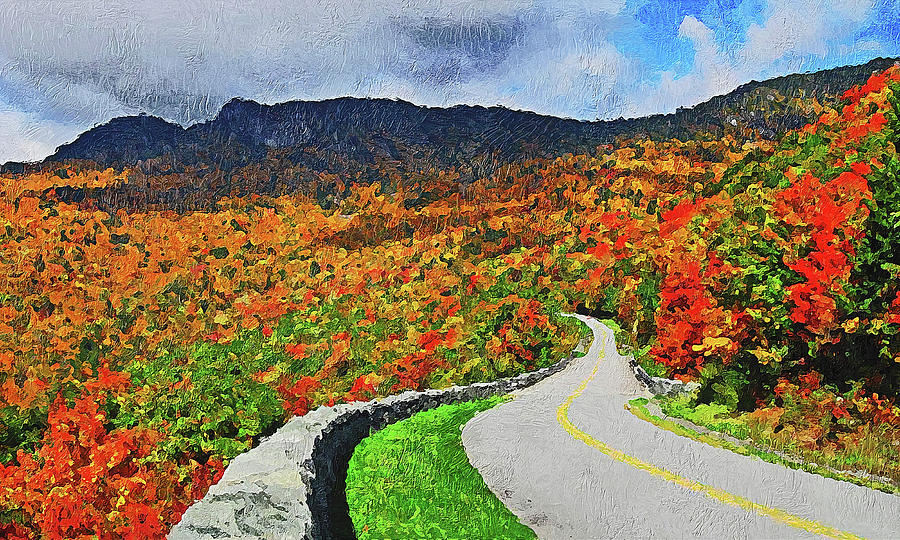 Massachusetts - Autumn Colors 03 Painting by AM FineArtPrints