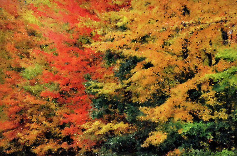 Massachusetts - Autumn Colors 07 Painting by AM FineArtPrints