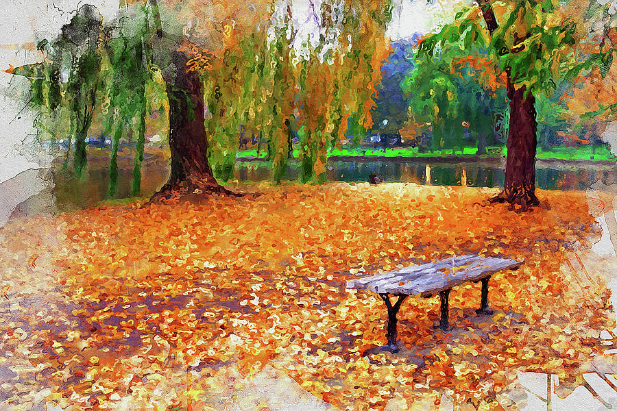 Massachusetts - Autumn Colors 08 Painting by AM FineArtPrints