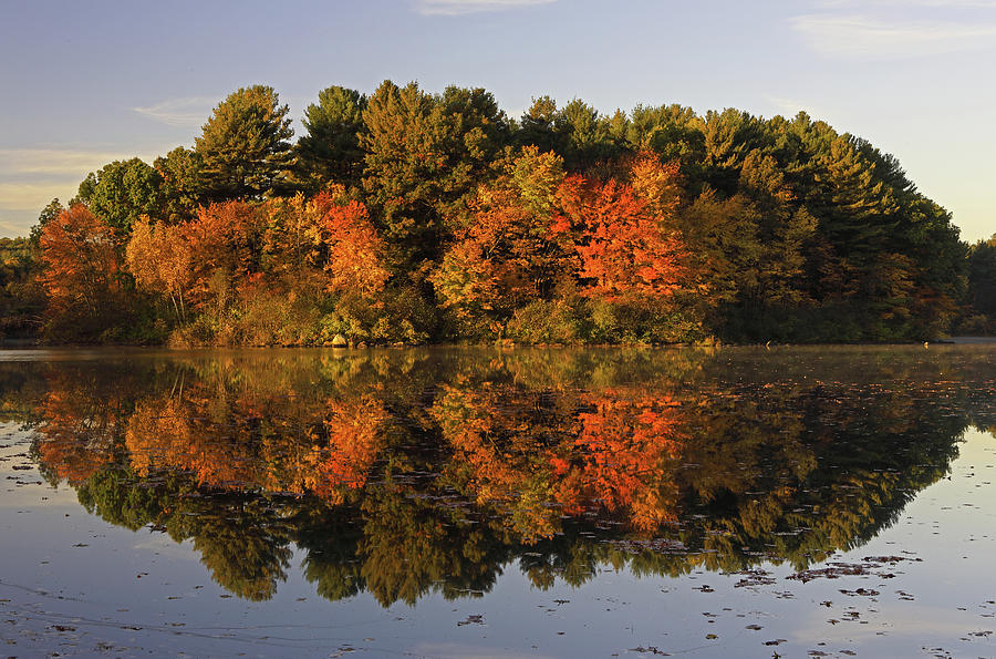 Massachusetts Autumn Solitude Photograph by Juergen Roth