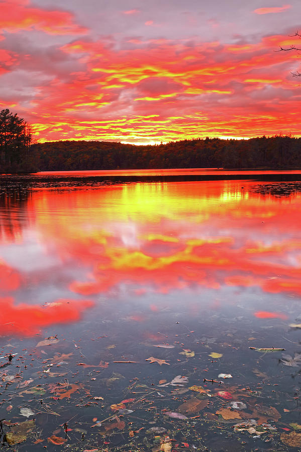 Massachusetts Skyfire Photograph by Juergen Roth