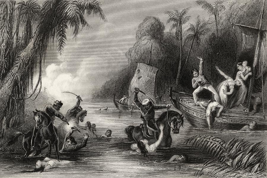 https://images.fineartamerica.com/images/artworkimages/mediumlarge/1/massacre-in-the-boats-off-cawnpore-1857-ken-welsh.jpg