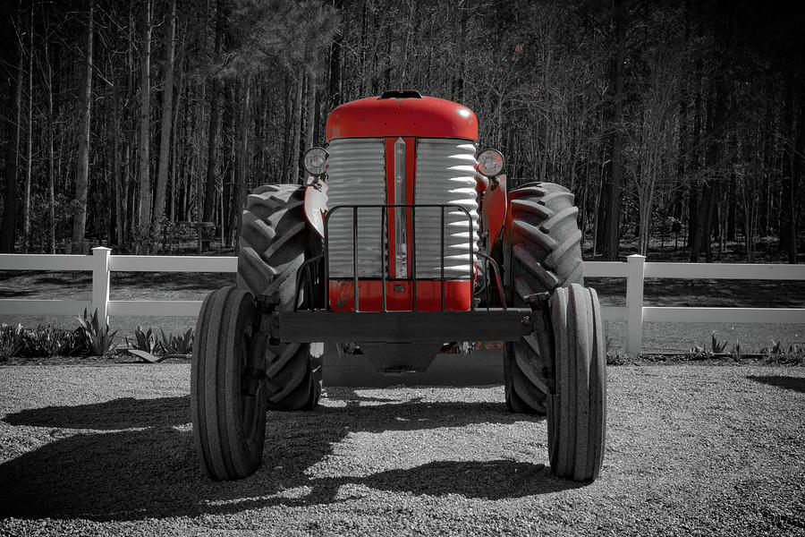 Massey Ferguson Farm Tractor Photograph by Henri Irizarri