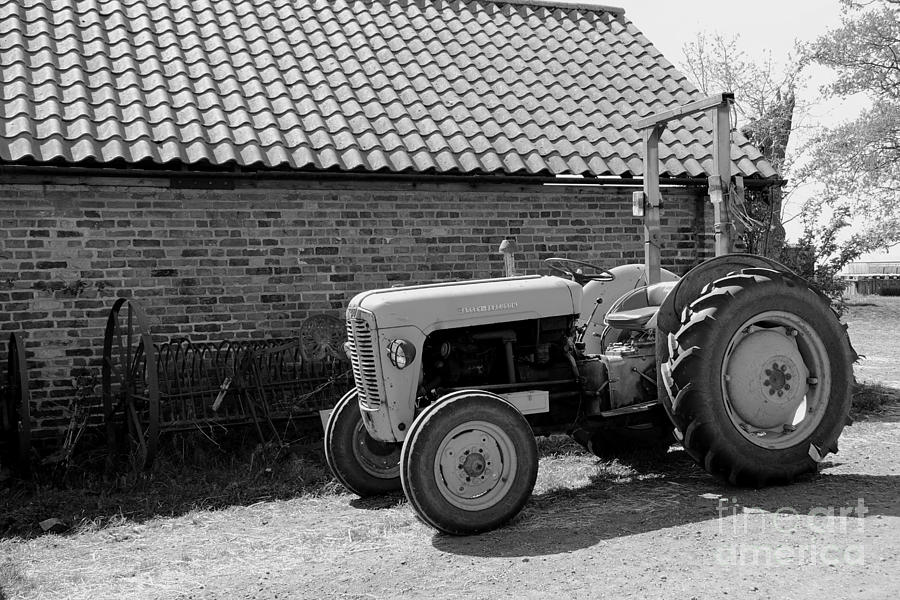Massey Ferguson Tractor Photograph by Roger Lighterness