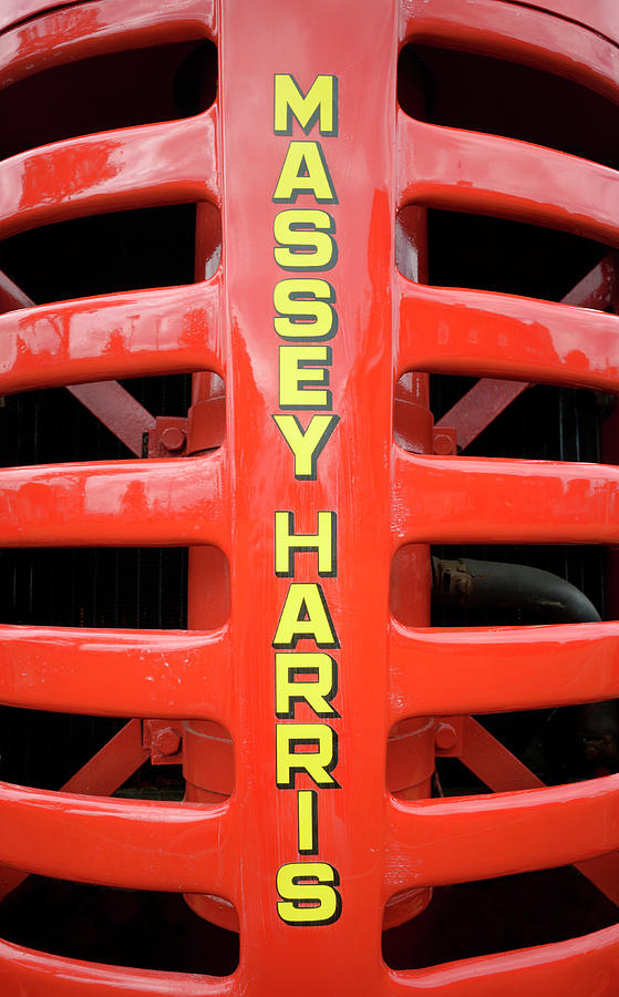 Transportation Photograph - Massey Harris Red Tractor Rib Cage by Luke Moore