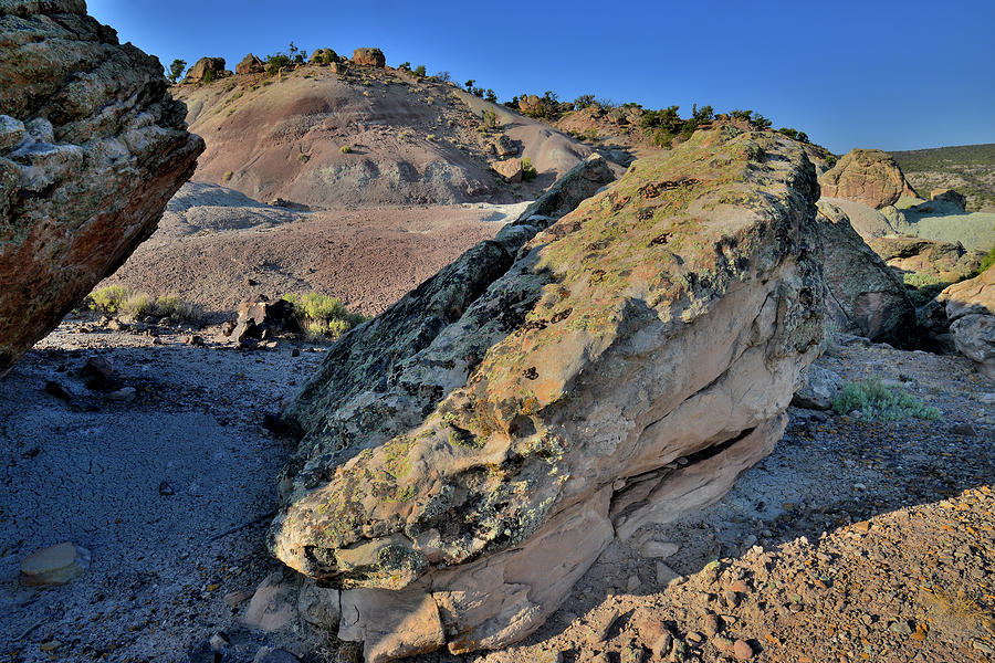 Massive Boulders In Bentonite Site Near Grand Junction Co Photograph