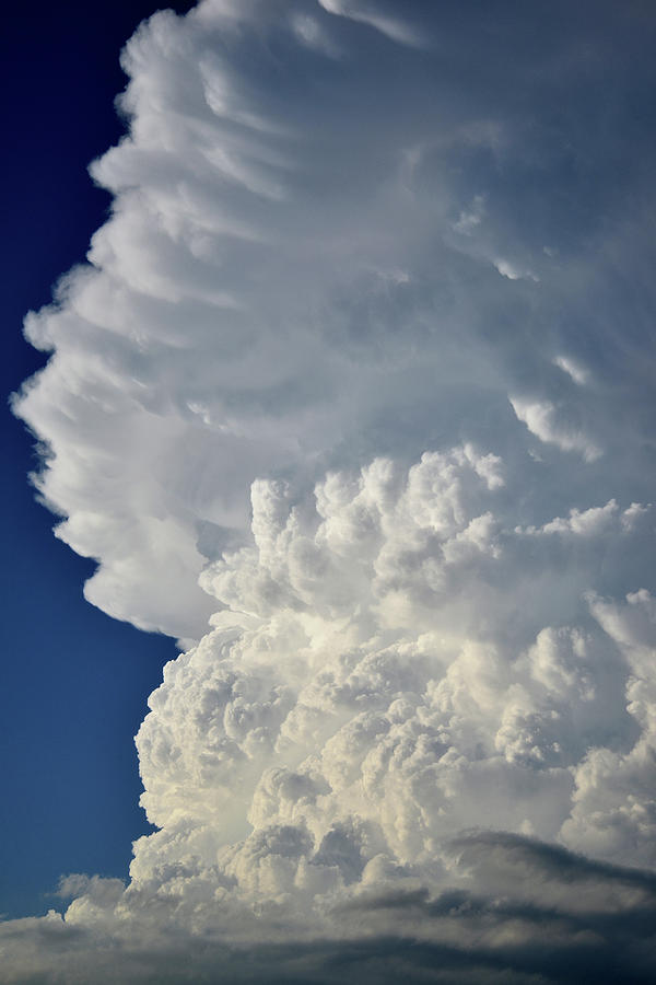 Massive Rising Thunderhead near CO-NE border along I-80 Photograph by Ray Mathis