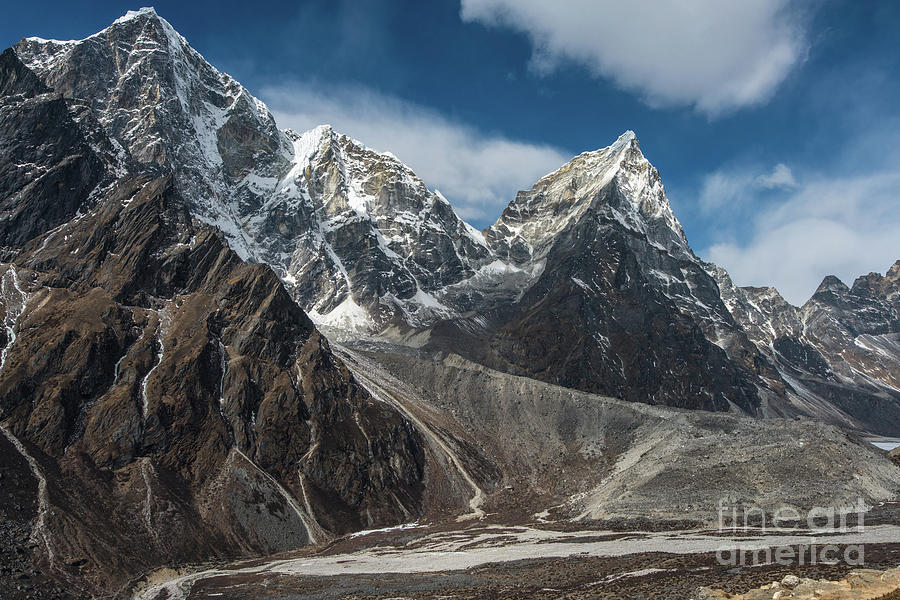 Massive Tabuche Peak Nepal Photograph by Mike Reid
