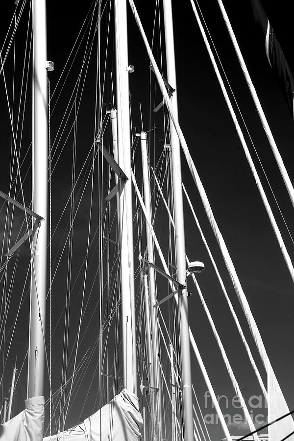 Mast Profile in Marseille  Photograph by John Rizzuto