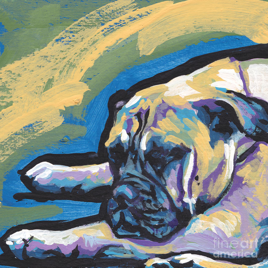 Masta Bull Painting by Lea S