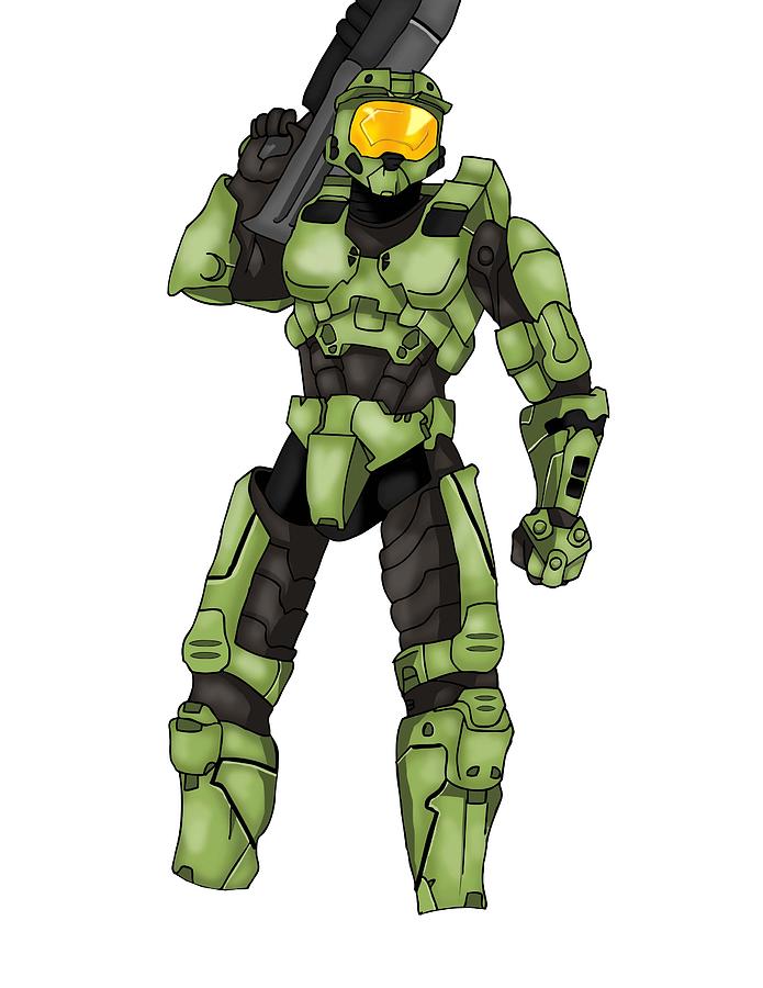 Master Chief Digital Art by Ryan Wilson | Fine Art America