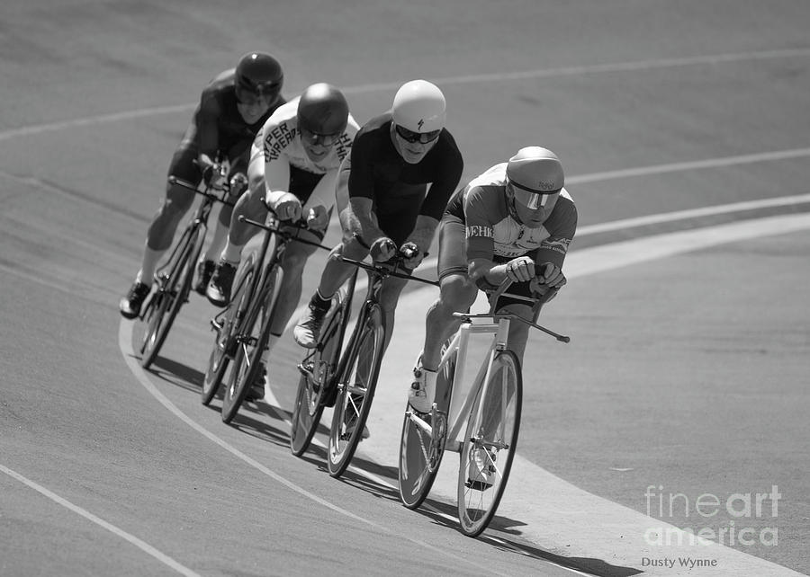 Masters Competition Team Pursuit Photograph by Dusty Wynne