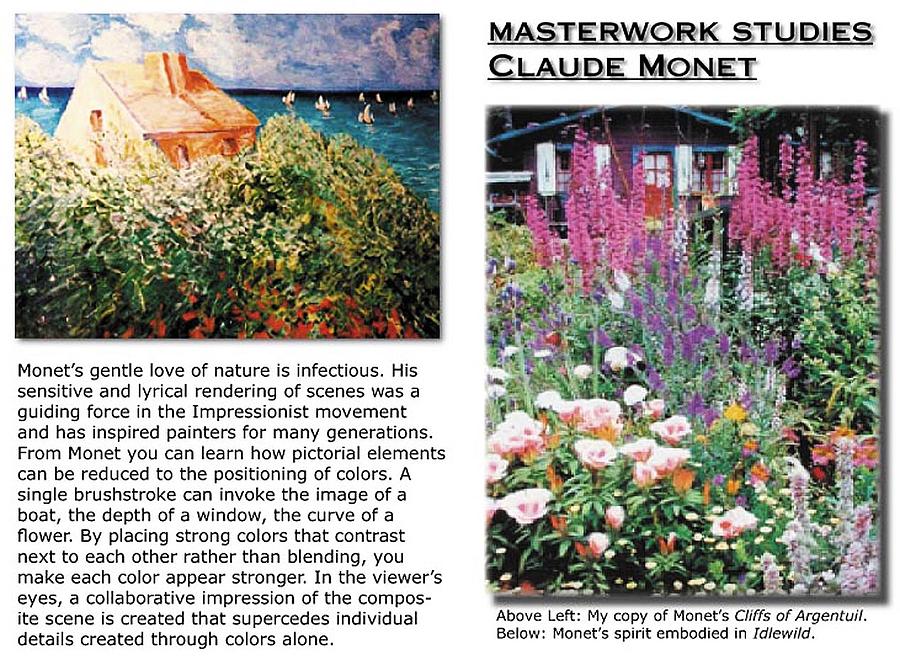 Masterwork study of Claude Monet Painting by Banning Lary