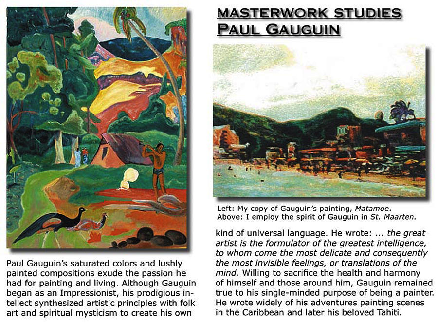 masterwork study of Paul Gauguin Painting by Banning Lary