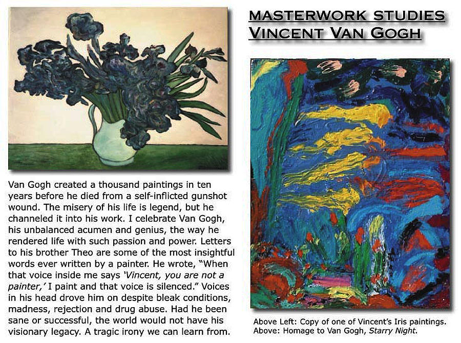 Masterwork study Vincent Van Gogh Painting by Banning Lary