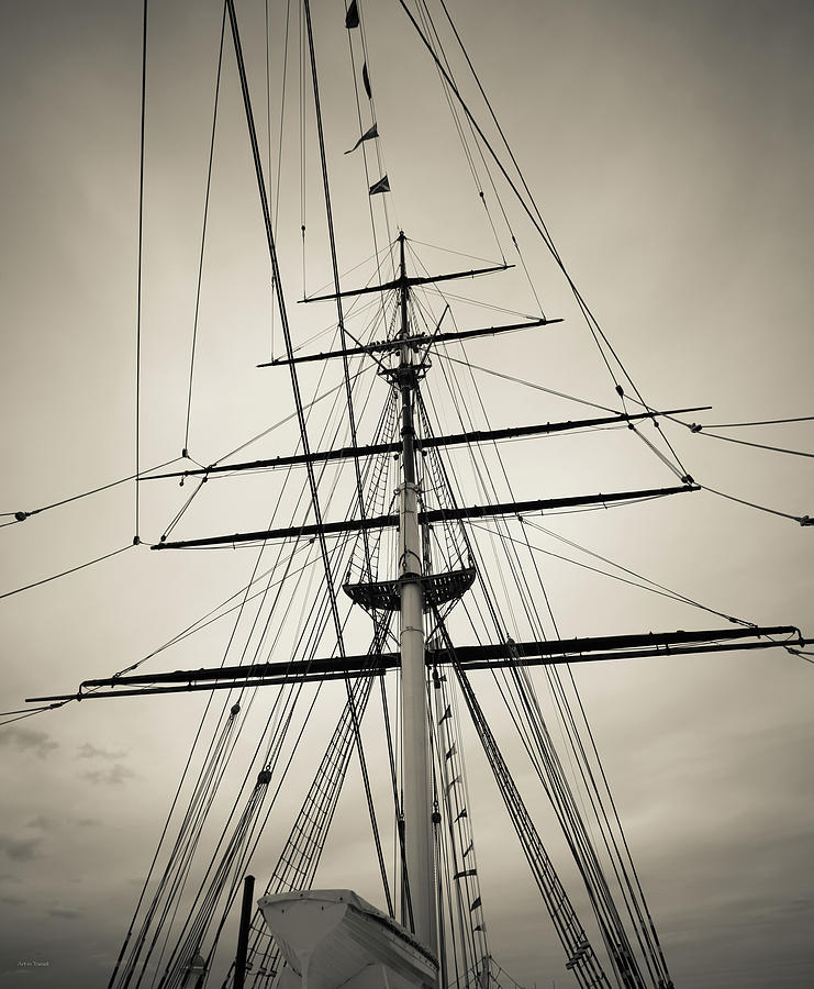 Masts of the Cutty Sark Photograph by Ross Henton