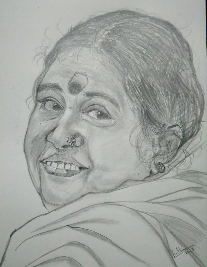 pencil drawing ##pencil drawing #njan varacha chithrangal ##mother love#  #KGF #amma😘😘😘 video riyaaas6768 - ShareChat - Funny, Romantic, Videos,  Shayari, Quotes