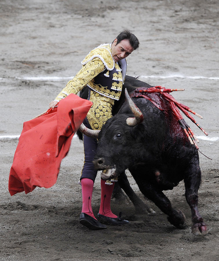 Bull Photograph - Matador Enrique Ponce by Rafa Rivas