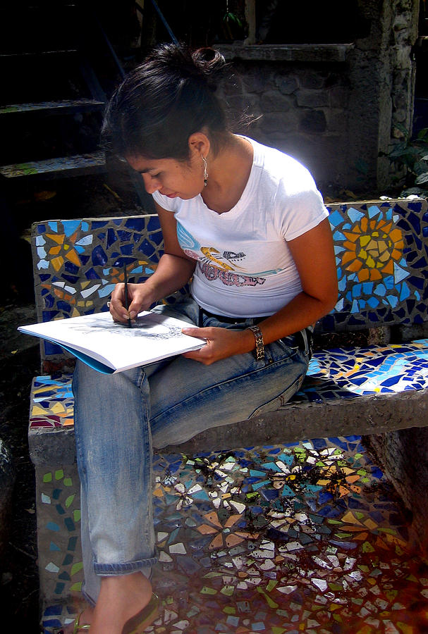 Matagalpina drawing Photograph by Sarah Hornsby