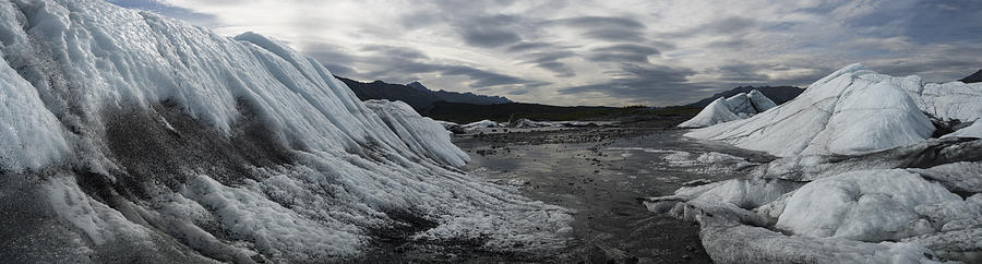 Matanuska Glacier Panorama Photograph by Ian Johnson