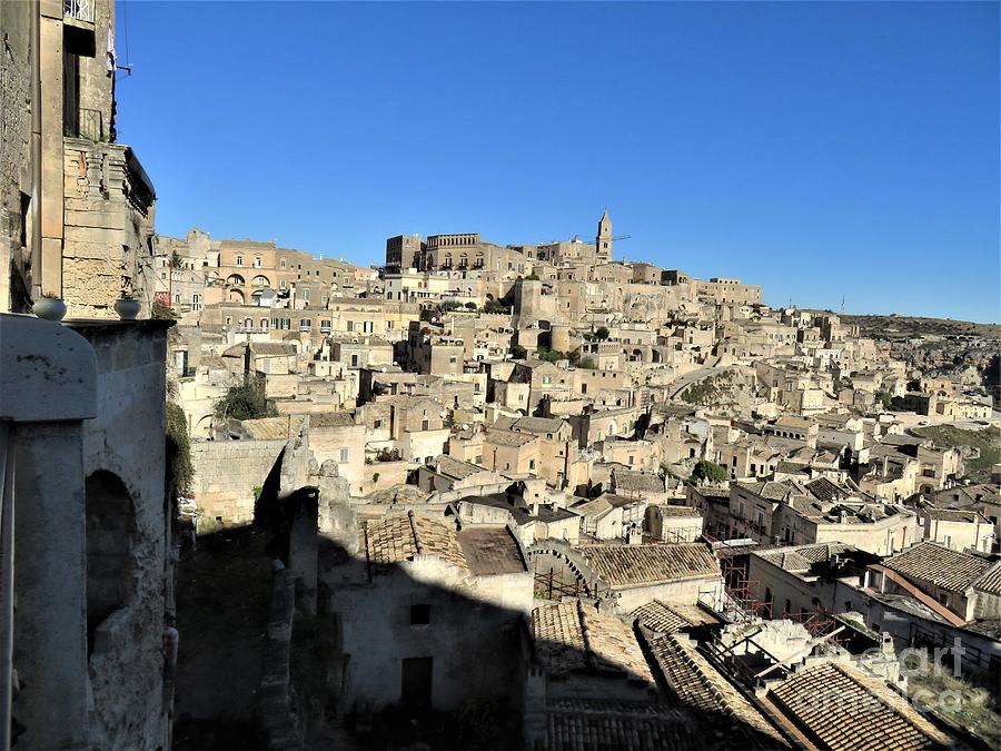 Matera Ancient City Photograph by Laurie Morgan