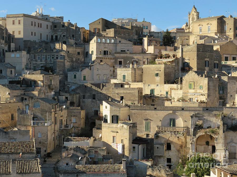 Matera Stone Homes Photograph by Laurie Morgan