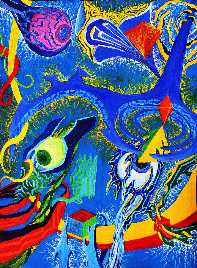 Mind Painting - Materialized Mind by Maxwell Hanson Mind Painting - Materialized Mind by Maxwell Hanson