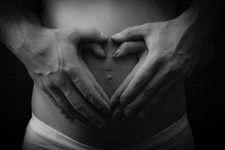 Maternity Photograph - Maternity - three Harts one love by Pier Giorgio Mariani