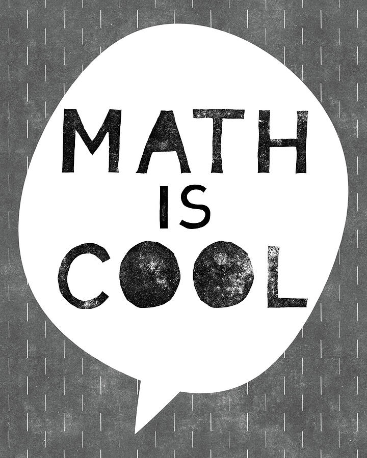 Math Digital Art - Math Is Cool- Art by Linda Woods by Linda Woods
